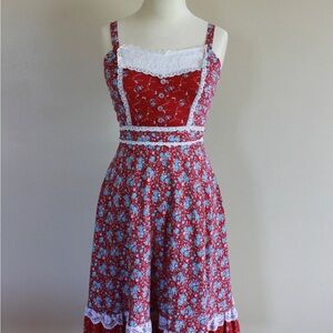 Rare Carrie Bradshaw Gunne Sax 70s Vintage Dress